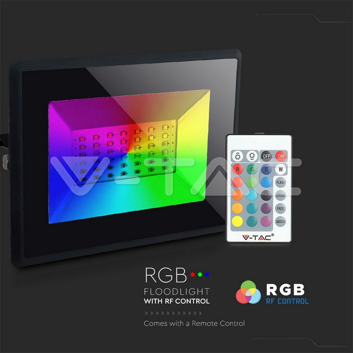 VT-4932 30W LED FLOODLIGHT RGB