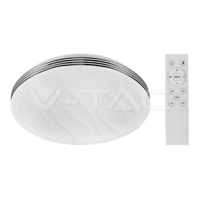 VT-7-40 LED Linear Light SAMSUNG CHIP - 40W Hanging Suspension Silver Body 6400K 1200x35x67mm