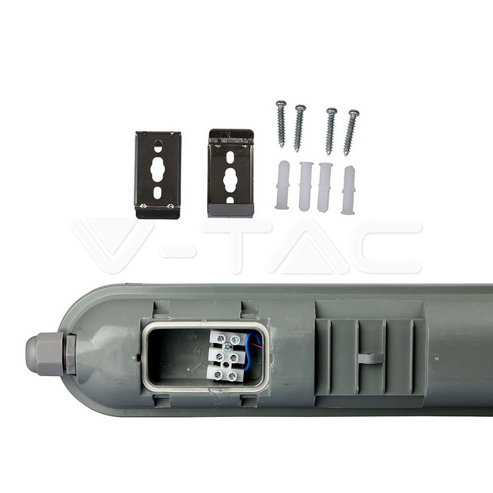 VT-1248 LED Waterproof Lamp PC/PC 1200mm 36W 6000K