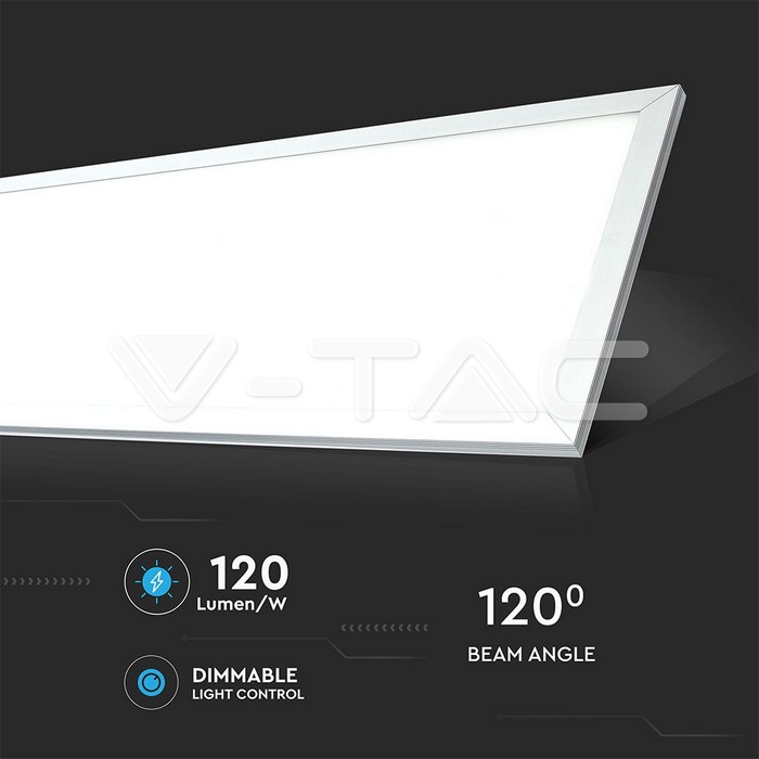 VT-12031 LED Panel 29W 1200x300mm A++ 120Lm/W 6400K incl Driver 6PCS/SET