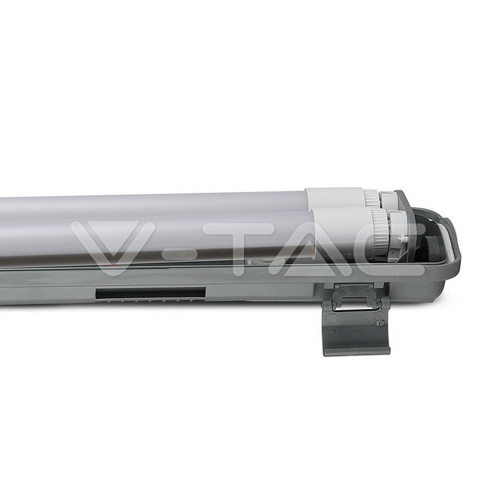 VT-12023 LED Waterproof Lamp PC/PC 2x1200mm 2x18W 6400K