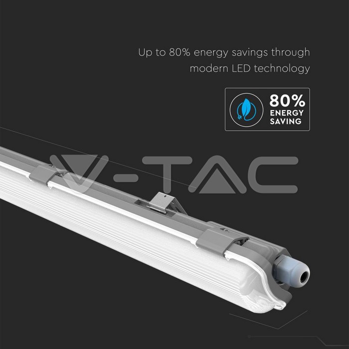 VT-12028 LED Waterproof Lamp Fitting 120cm 1*18W 6400K