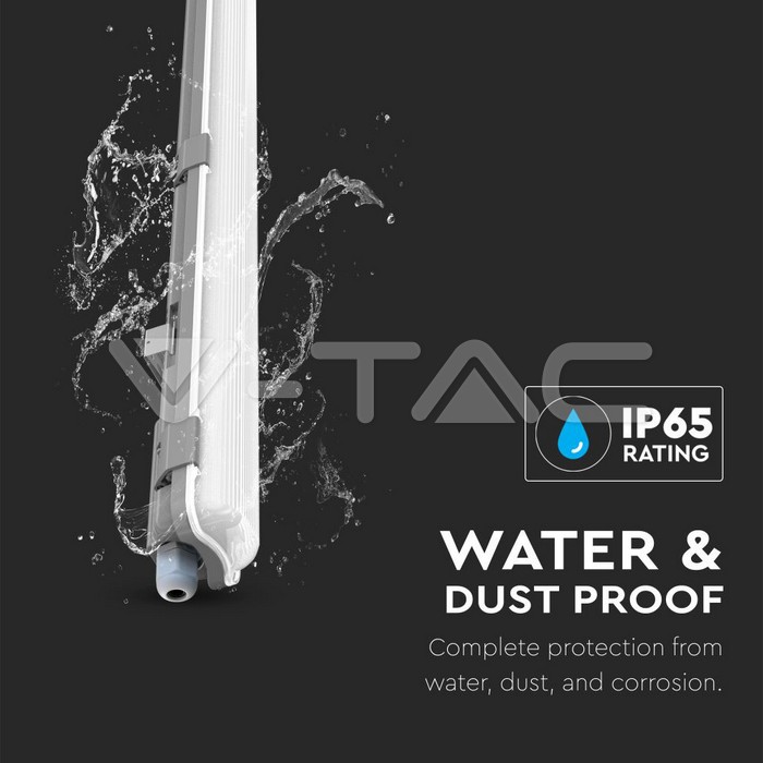 VT-12028 LED Waterproof Lamp Fitting 120cm 1*18W 6400K