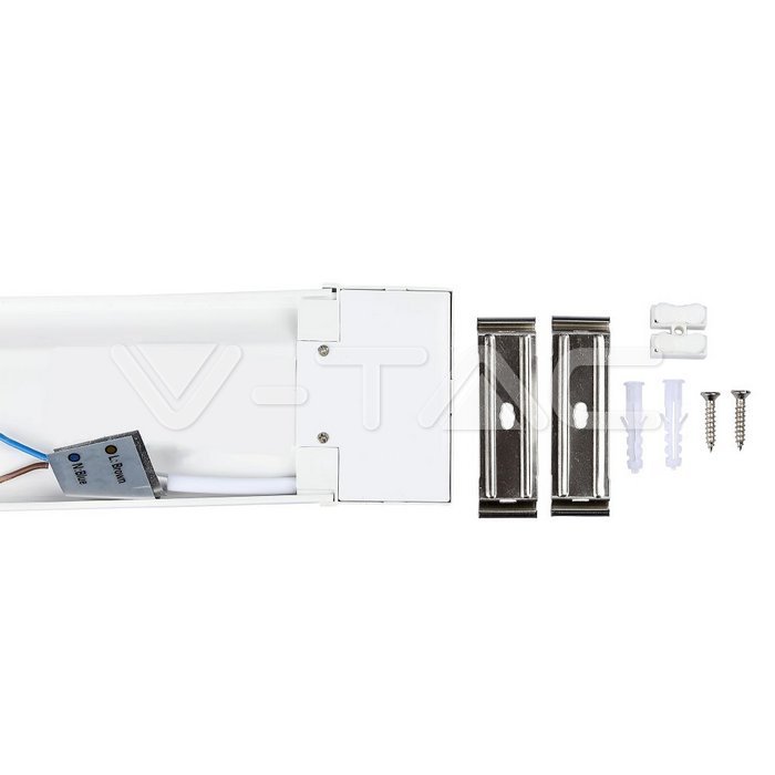 VT-8330 30W LED GRILL FITTING 120CM-FAST CONNECT &amp;CABLE (60CM)6400K(160LM/WT)
