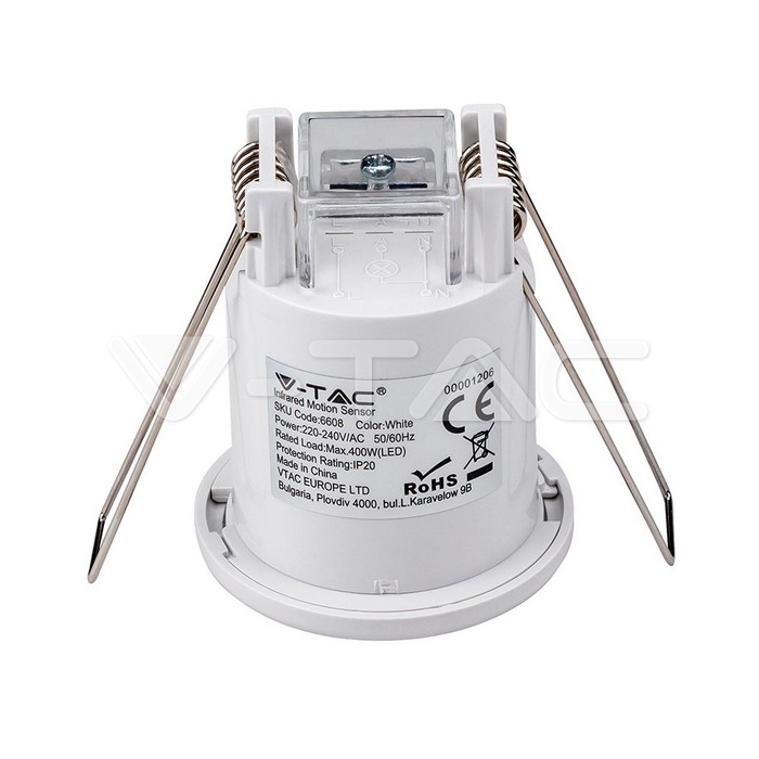 VT-8092 PIR CEILING SENSOR-WHITE BODY
