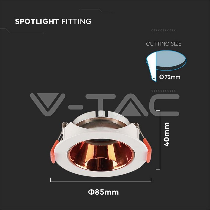 VT-8-20 20W LED Grill Fitting SAMSUNG CHIP 60cm 120LM/WATT 6400K