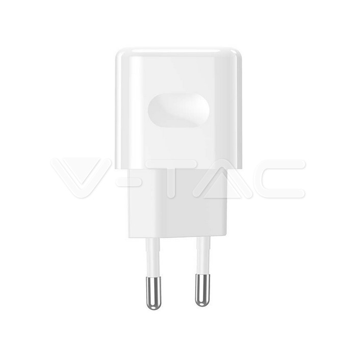VT-5330 30W CHARGING ADAPTER 1 PD+1 QC PORT WHITE