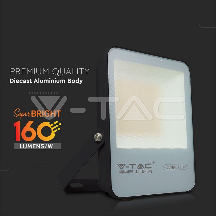 VT-4931 30W 160LM/WATT NEW FLOODLIGHT BLACK BODY 6400K