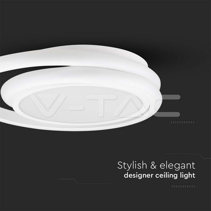 VT-8338 38W LED GRILL FITTING-150CM-FAST CONNECT ET CABLE590CM)6400K(160LM/WT) 5YRS WARRANTY