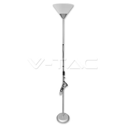 VT-7500 Floor Lamp E27 60W Silver Body