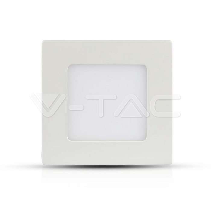 VT-606SQ 6W LED PREMIUM PANEL SAMSUNG CHIP 6400K SQUARE