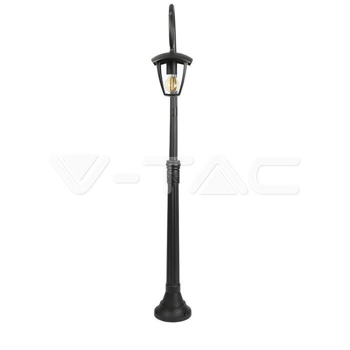 VT-737 Pole Lamp 1XE27 1365mm IP44 Black