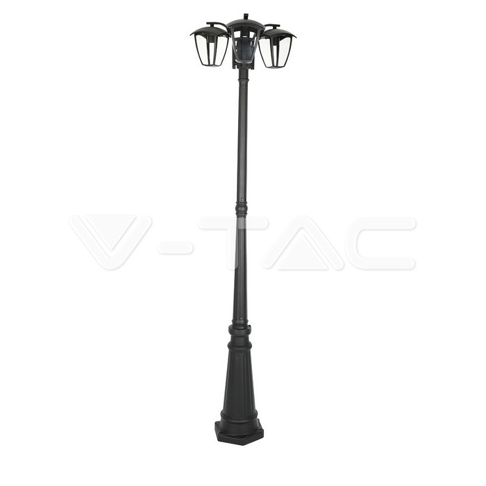 VT-740 Pole Lamp 3XE27 1990mm IP44 Black