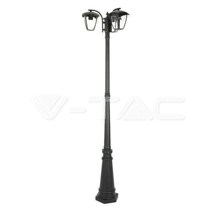 VT-740 Pole Lamp 3XE27 1990mm IP44 Black
