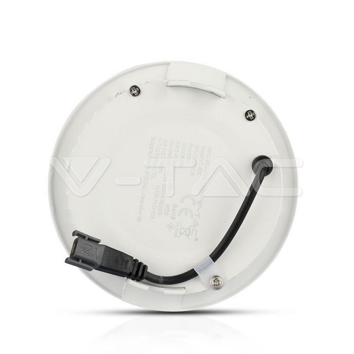 VT-606SQ 6W LED PREMIUM PANEL SAMSUNG CHIP 4000K SQUARE