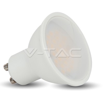 VT-1933 LED Spotlight - 3W GU10 White Plastic 6500K 110°