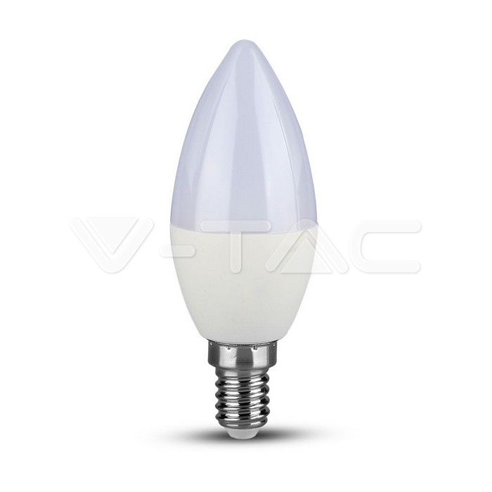 VT-2076 LED Bulb - 5.5W E14 Candle 6400K 3 PCS/PACK