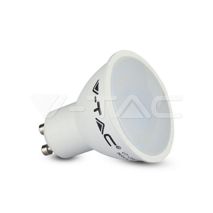 VT-2095 5W GU10 SMD SPOTLIGHT MILKY COYER 4000K 108 7270 LED BULB 3PCS/PACK