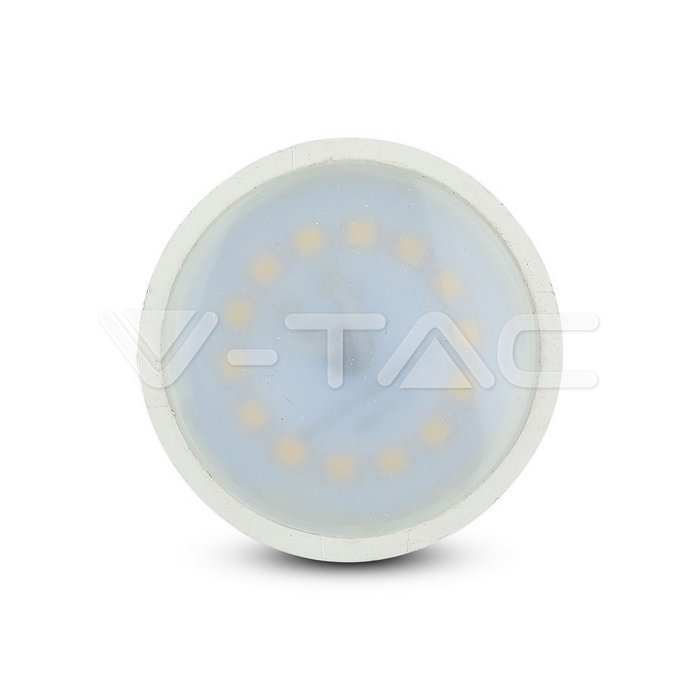 VT-2095 5W GU10 SMD SPOTLIGHT MILKY COYER 4000K 108 7270 LED BULB 3PCS/PACK