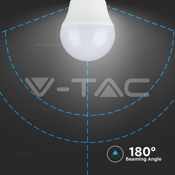 VT-2176 LED Bulb - 5.5W E27 G45 6400K 3PCS/PACK