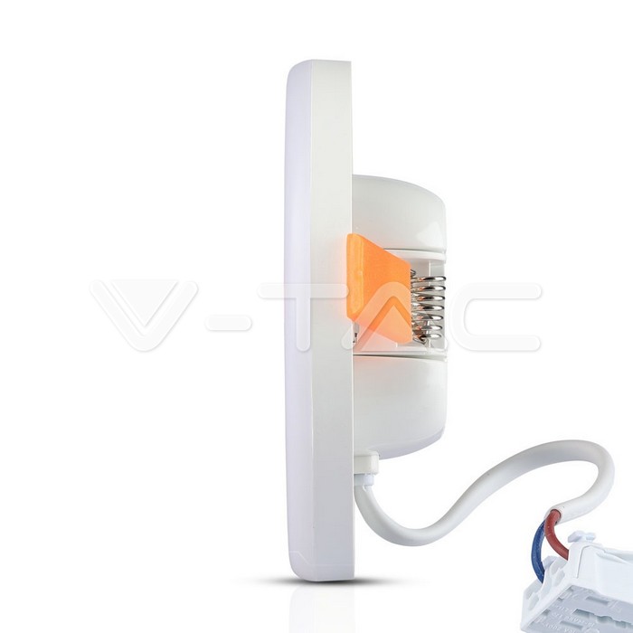 VT-619SQ 18W ADJUSTABLE TRIMELESS PANEL WHITE SQUARE