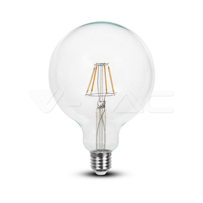 VT-2147 6W G125 LED FILAMENT BULB(CLEAR GLASS) 6400K E27