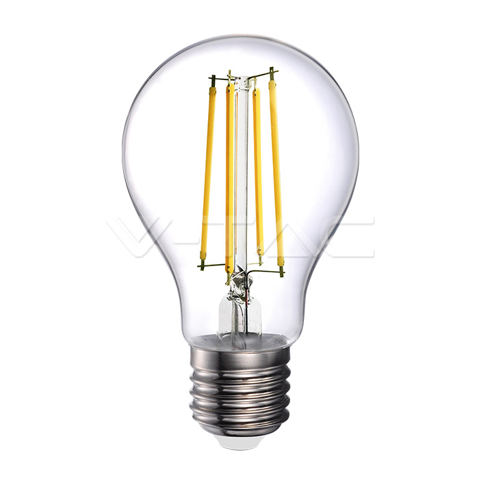 VT-2123 LED Bulb - 12.5W Filament E27 A70 Clear Cover 4000K