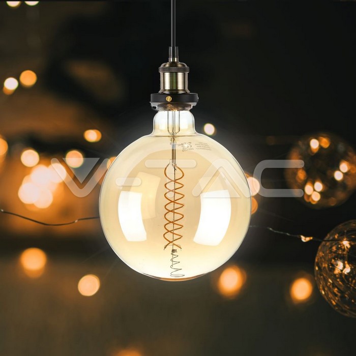 VT-2138D LED Bulb - 8W Filament E27 G200 Dimmable 2000K