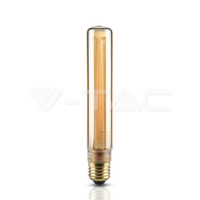 VT-2162 2W T30 LED ART FILAMENT BULB AMBER GLASS 1800K E27