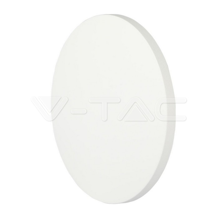 VT-743 9W Wall Lamp White Body Round IP65 4000K