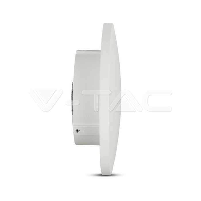 VT-743 9W Wall Lamp White Body Round IP65 4000K