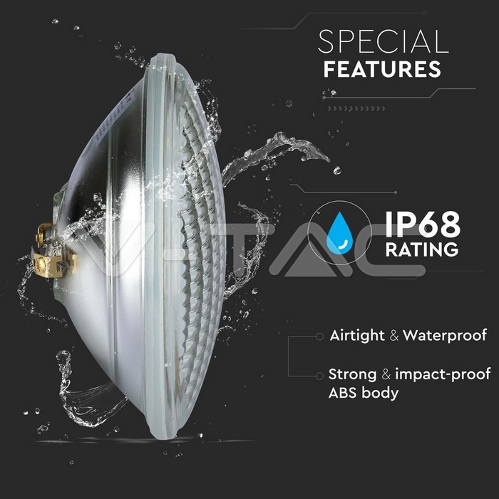 VT-1262 Pool Light 12W PAR56 6500K