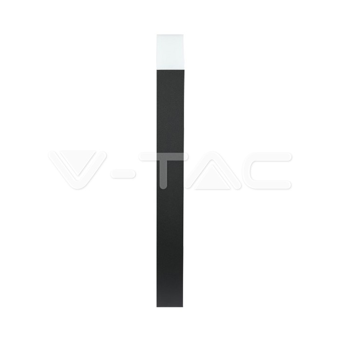 VT-7615 GU10 Garden Floor Lamp Aluminum Body Square Black 80x80x800mm IP54