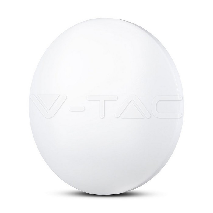 VT-8424 24W LED DOME LIGHT-350MM WITH MILKY COVER CCT:3IN1-ROUND