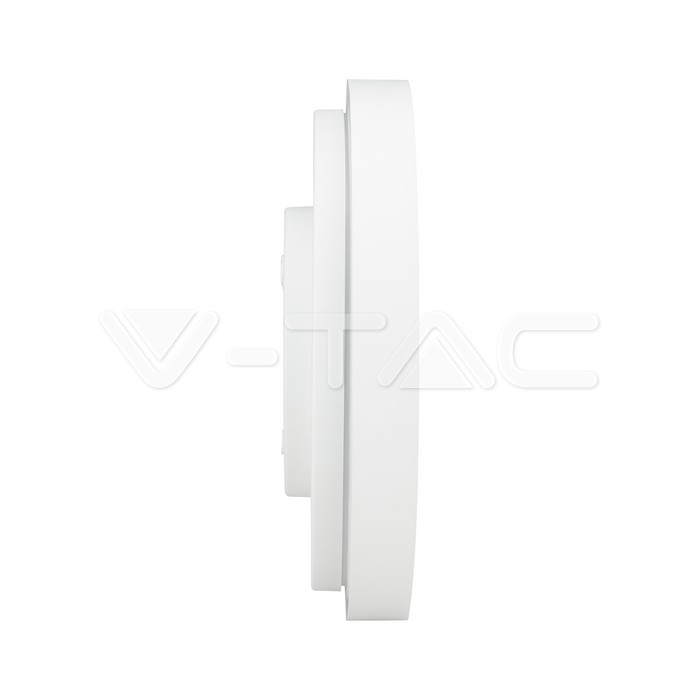 VT-8630 38W LED Dome Light Round White Frame 6400K IP44