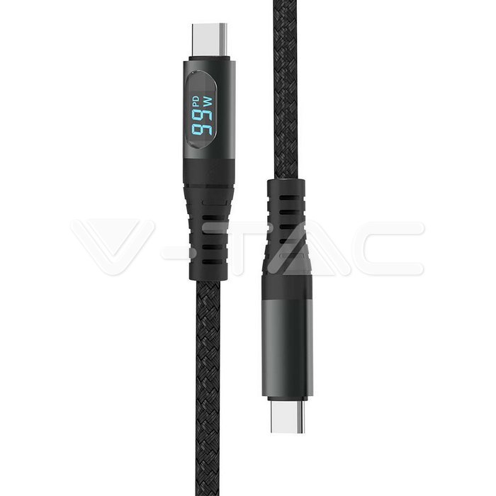 VT-5303 1M TYPE C USB CABLE-BLACK