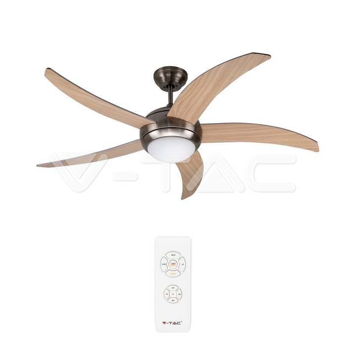 VT-6053-5 60W-LED CEILING FAN WITH RF CONTROL-4 BLADES-AC MOTOR