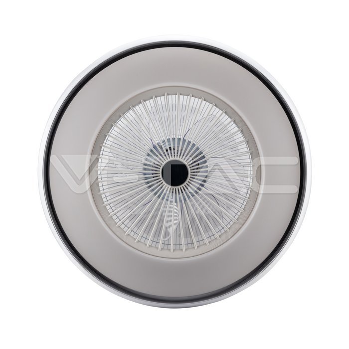 VT-5022 45W FAN WITH CEILING LIGHT &amp; RF CONTROL CCT:3 IN 1-AC MOTOR-GREY RING