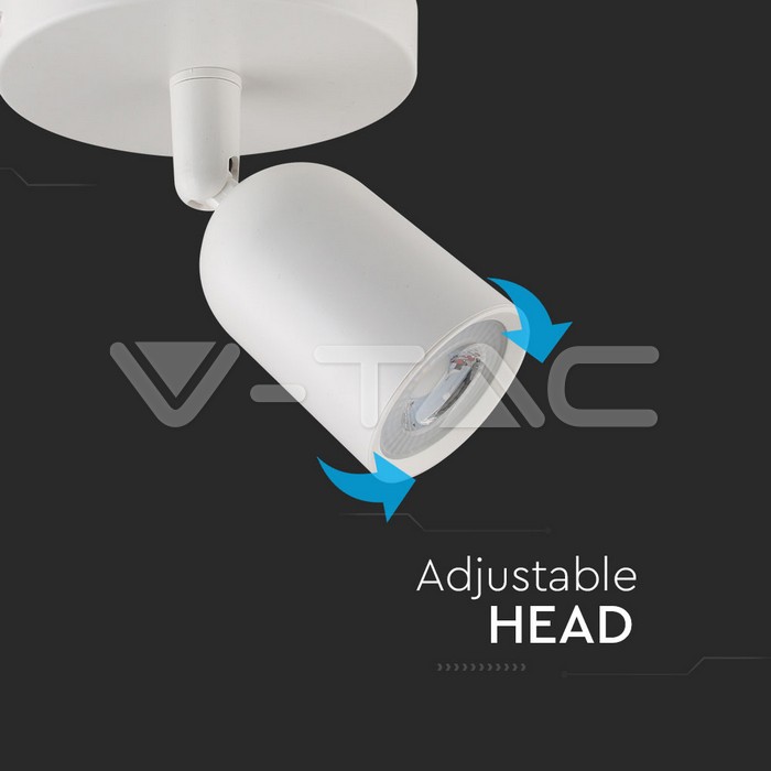 VT-823 1*GU10 WALL FIFTTING WHITE