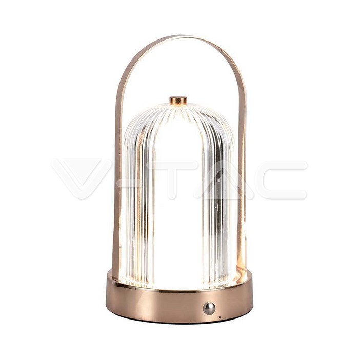 VT-1057 LED TABLE LAMP-1800mAH BATTERY D:120x190 3IN1 ANTIQUE BRONZE BODY