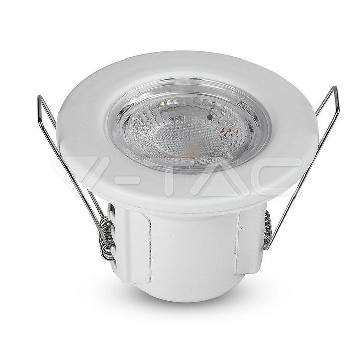 VT-885 5W SPOTLIGHT FIRERATED FITTING 6400K WHITE
