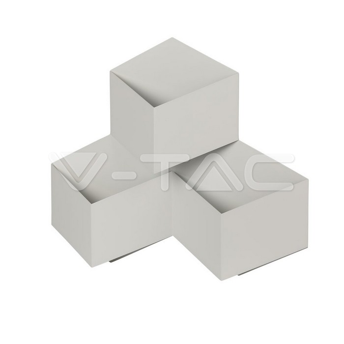 VT-709 9W LED Wall Light 3000K IP20 WHITE BODY
