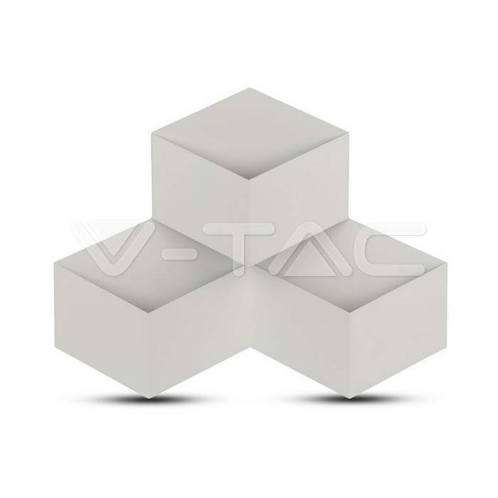 VT-709 9W LED Wall Light 3000K IP20 WHITE BODY