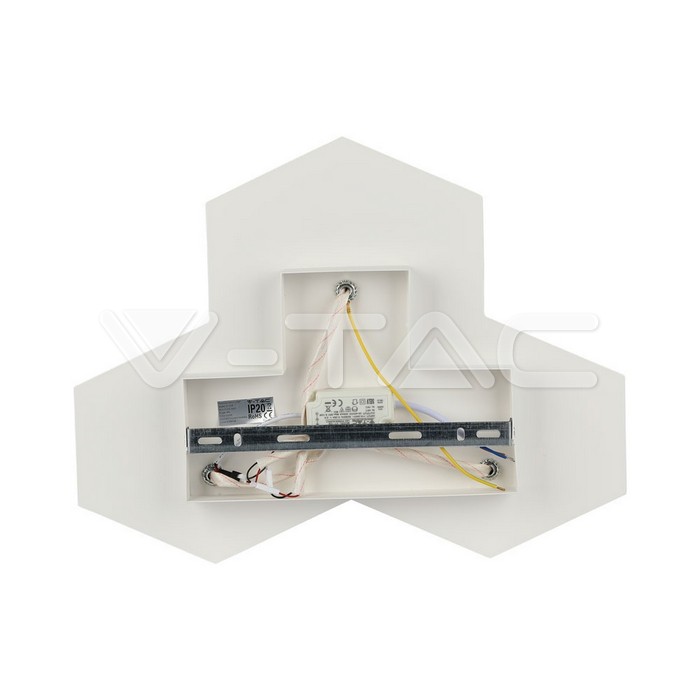 VT-709 9W LED Wall Light 3000K IP20 WHITE BODY