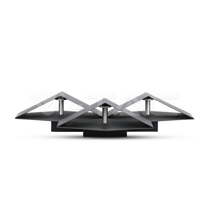 VT-709 9W LED Wall Light Black Body 4000K IP20