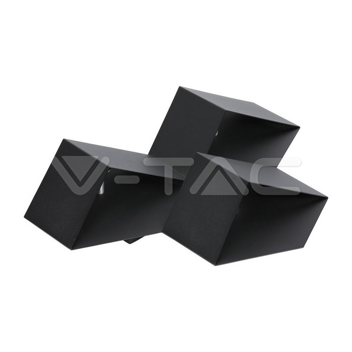VT-709 9W LED Wall Light Black Body 4000K IP20