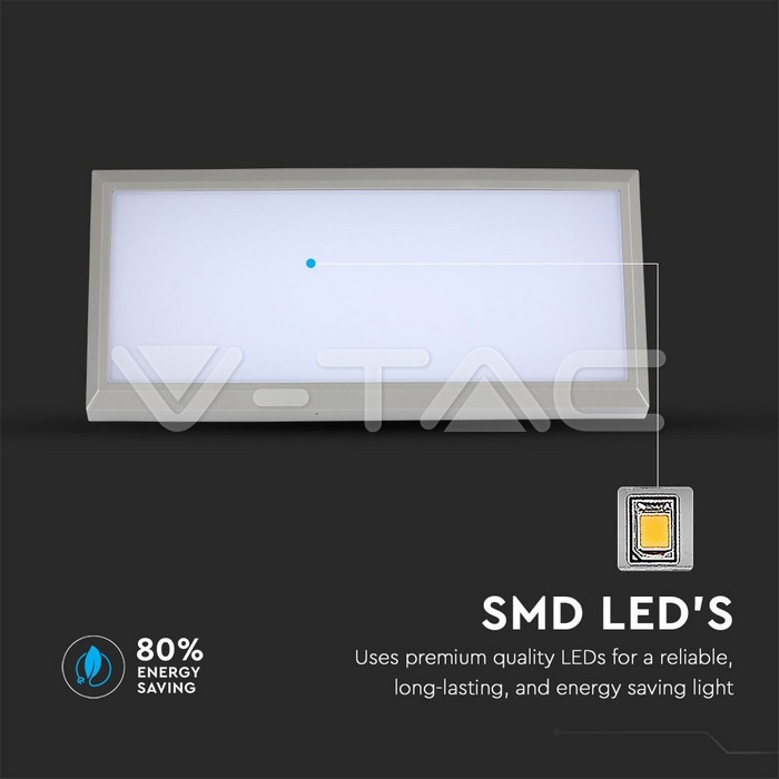 VT-8055 20W LED Landscape Outdoor Soft Light-Large 6500K Grey Body IP65