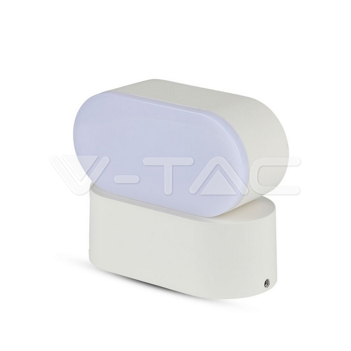 VT-816 6W LED Wall Light White Body IP65 Movable 4000K