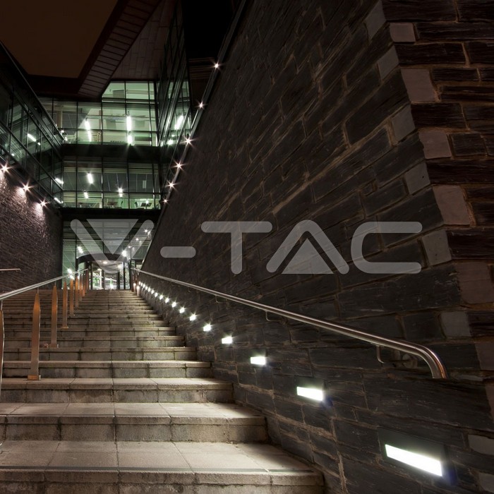 VT-856 6W LED STEP LIGHT COLORCODE:4000K BLACK BODY