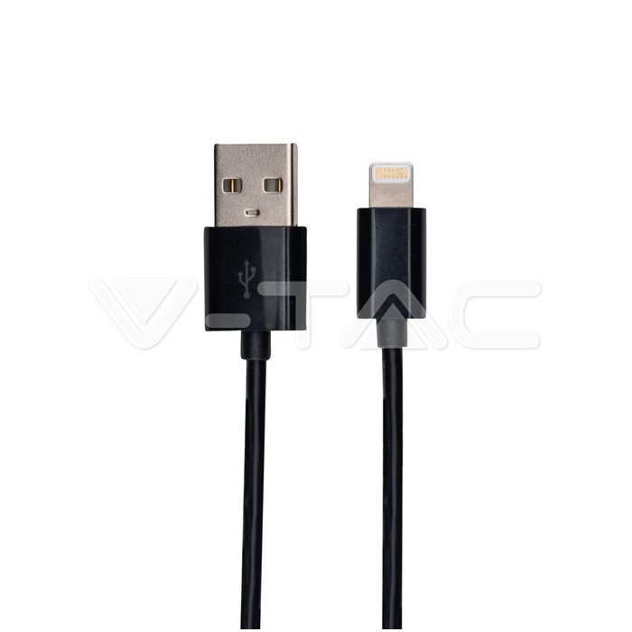 VT-5552 1.5M IPHONE CABLE BLACK WITH MFI LICENCE